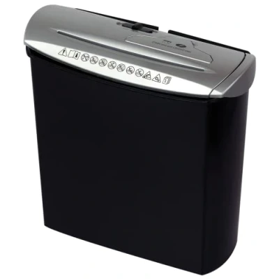 Afbeelding van Genie 245 CD papiervernietiger (tot 5 vellen, gestreept, met shredder) bis zu Blatt zilver/zwart