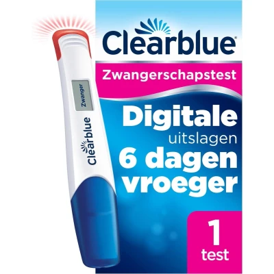 Afbeelding van Clearblue Zwangerschapstest Digitaal Ultravroeg 6 dagen 1 test