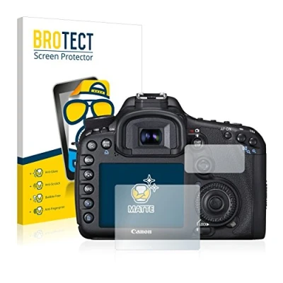 Afbeelding van BROTECT (2 Stuks) Antireflecterende Beschermfolie voor Canon EOS 7D Anti Glare Screen Protector, Mat, Ontspiegelend