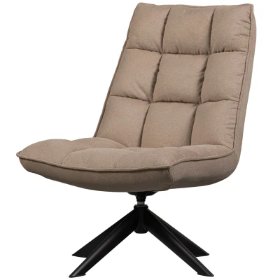 Afbeelding van WOOOD Jouke Draaifauteuil Polyester Zand 97x70x85