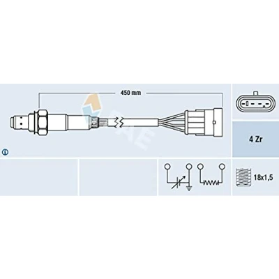 Afbeelding van Fae Lambda sonde 77159