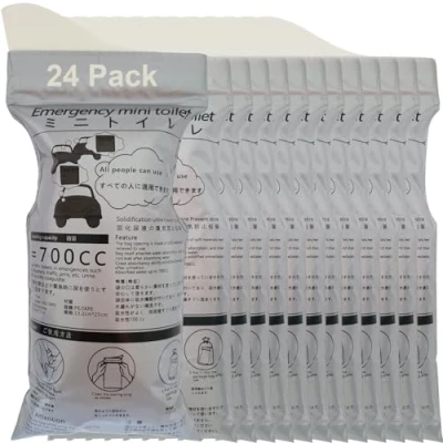 Afbeelding van Urine zakken wegwerp, Centhird plaszakken voor mannen vrouwen 700ml 8pack, draagbaar urinoir toilet camping reizen auto braaksel zak, urinoirtas met gel vrouwelijke mannelijke kinderen