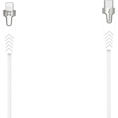 Afbeelding van XtremeMac Premium Lightning naar USB C Kabel 2 Meter Wit