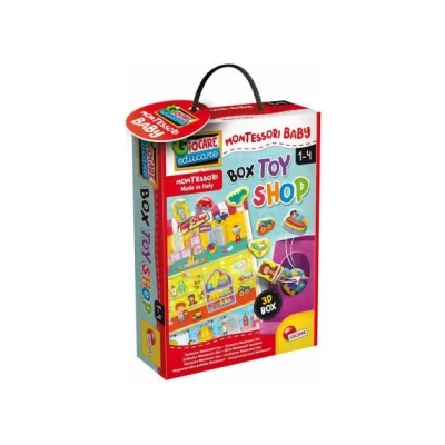 Afbeelding van Box Toy Shop leerspellen gebaseerd op de Montessori methode LISCIANI