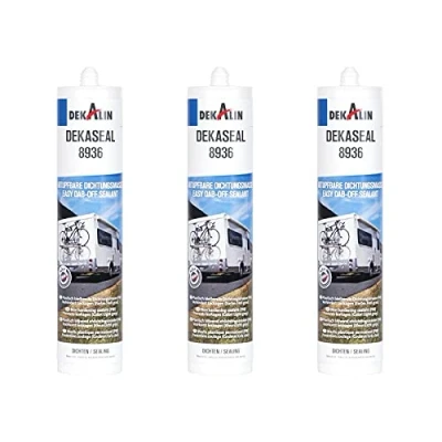 Afbeelding van Dekalin 8936 DekaSeal Sealant antraciet (cartridge), 310 ml, voor frames, verpakking van 3 stuks