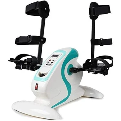 Afbeelding van Gemotoriseerde Oefenfiets/Fiets Voor Gehandicapten En Elektrische Pedaaltrainer Met Beugel Beenbescherming Revalidatietrainer Ouderen