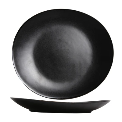 Afbeelding van Cosy &amp; Trendy Dinerborden Vongola Black 28 x 26 cm 4 Stuks