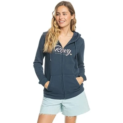 Afbeelding van Roxy ITIA Sweatshirt met capuchon capuchon, Mood Indigo, S Dames,