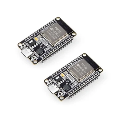 Afbeelding van ELEGOO 2 x ESP WROOM 32 USB C ontwikkelingskaart, dual core wifi + Bluetooth, modus, 2,4 GHz voor Arduino IDE, compatibel met Ap/STA/Ap+STA