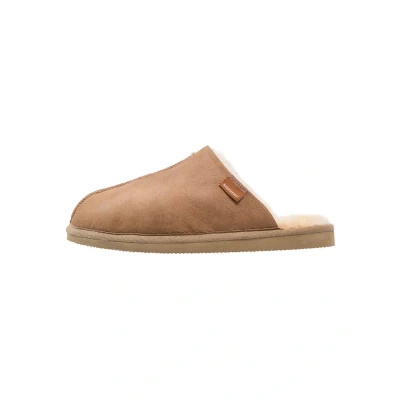 Afbeelding van Shepherd HUGO Pantoffels, Heren, Maat: 47, Antique/cognac Schaapsleer