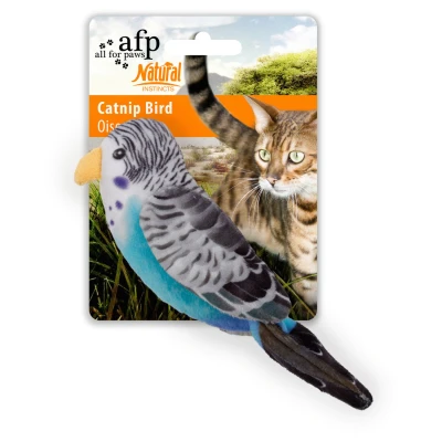 Afbeelding van All For Paws Bird Kattenspeelgoed 15x5x5 cm Assorti
