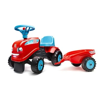 Afbeelding van Falk Tractor Go! met aanhanger en stickers