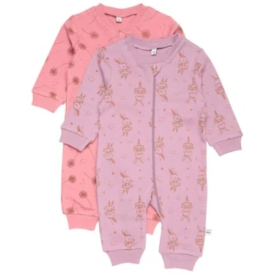 Afbeelding van pippi Pyjamaset voor kinderen, uniseks, Dusty Roze, 104 cm