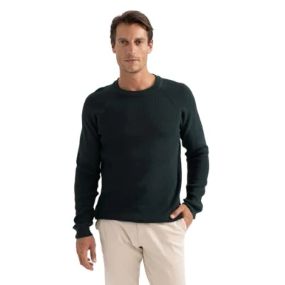 Afbeelding van Defacto Standart FIT Trui, Heren, Maat: 3XL, Green