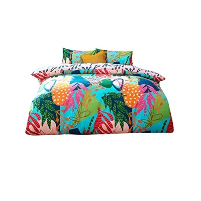 Afbeelding van furn. Coralina Dekbedovertrek Set, Multi, King