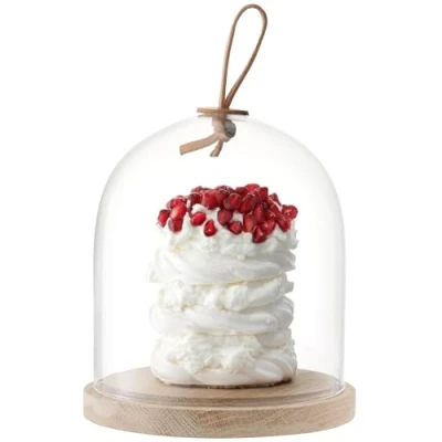 Afbeelding van L.S.A. Ivalo Serveerplateau met Stolp ø 15 cm Transparent / Glass