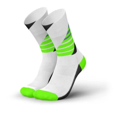 Afbeelding van INCYLENCE Hardloopsokken voor dames en heren met lichte compressie, 1 paar, ladders black green, 43 46 EU
