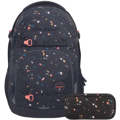 Afbeelding van Coocazoo rugzakset PORTER Sprinkled Candy 2 delig, incl. etui