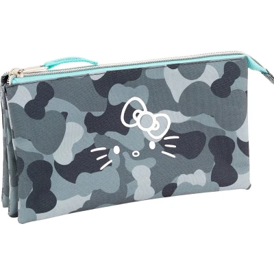 Afbeelding van Hello Kitty Camouflage etui 22 cm multi
