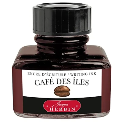 Afbeelding van J.Herbin 13046T inkt voor vulpen, 30 ml, koffiebruin