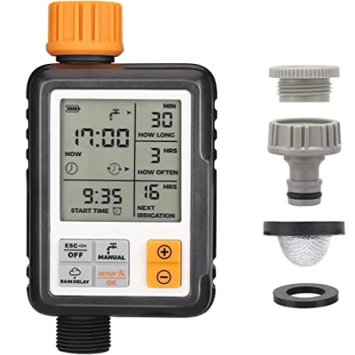 Afbeelding van Johgee Irrigatie Automatische Irrigatiesystemen, Waterdicht Geschikt voor Buiten, Multifunctioneel, 3 &quot;LCD scherm
