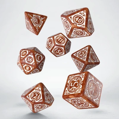 Afbeelding van Polydice Clockwork Caramel White Steampunk Q Workshop