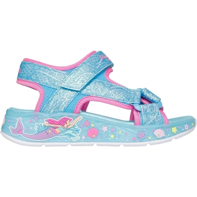 Afbeelding van Skechers S Lights\Xae Mermaid Dreams Zand Meisjes Sandalen Blauw