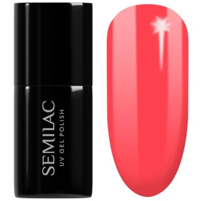 Afbeelding van Semilac UV nagellak Hybrid 445 Tropical Flamingo 7 ml collectie Neonz