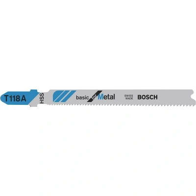 Afbeelding van Bosch Accessoires Decoupeerzaagblad T 118 A Basic for Metal 3st 2608631507