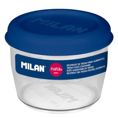 Afbeelding van MILAN® Vershouddoos Tritan rond 0,5 l nata® 624 blauw