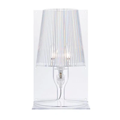 Afbeelding van Kartell Take tafellamp transparant blauw