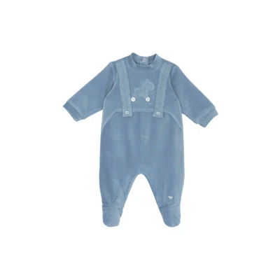 Afbeelding van Chicco LEG Opening Kruippakje voor kinderen, Maat: 68, Blue