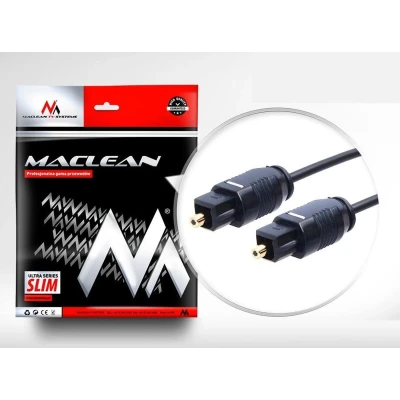 Afbeelding van Toslink TT glasvezelkabel ULTRA SLIM PLATED MELT Maclean MCTV 750