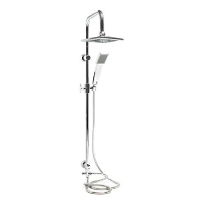 Afbeelding van Regendouche douche douchekop douchekraan douchesysteem douchestang incl. handdouche