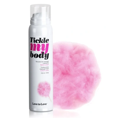 Afbeelding van Knisperend Massageschuim Suikerspin 150 ml