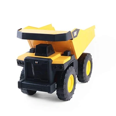 Afbeelding van CAT® Construction STEEL DUMP TRUCK, 43cm lang, 26cm hoog. Gemaakt van heavy duty staal om buiten te spelen! Voor kinderen vanaf 3 jaar