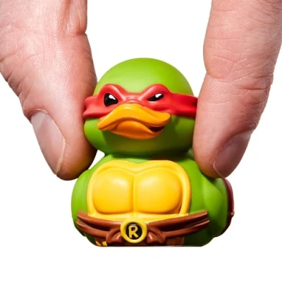Afbeelding van TUBBZ Mini Raphael Collectible Vinyl Rubber Duck Figuur Officiële TMNT Merchandise Actie tv, films en videogames