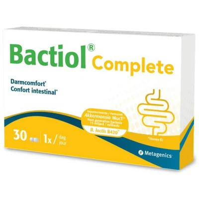Afbeelding van Metagenics Bactiol Complete 30CP