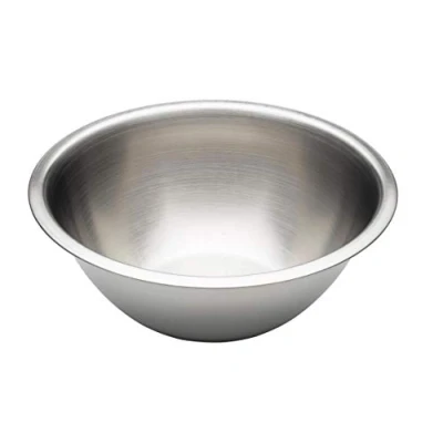 Afbeelding van Chef Aid Roestvrijstalen mengkom, voedselveilig en het perfecte hulpmiddel voor voedselbereiding serveren van vers geproduceerd voedsel, inhoud 1,6 liter 22,2 cm diameter, vaatwasser,