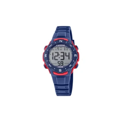 Afbeelding van Calypso Unisex digitaal quartz horloge met kunststof band K5801/4