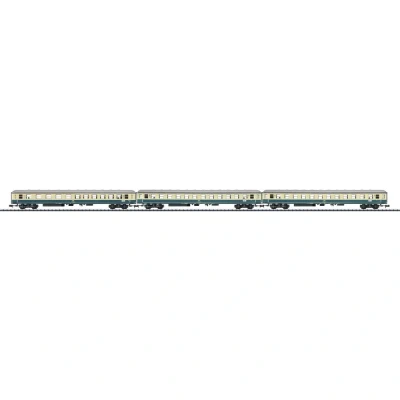 Afbeelding van MiniTrix T15639 N 3 delige set sneltreinrijtuigen van de DB