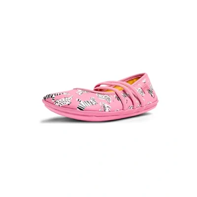 Afbeelding van Camper Right Ballerina&#039;s met enkelbandjes voor kinderen, Maat: 33, Rosa Leer