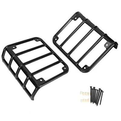 Afbeelding van Fydun 2 pezzi fanale posteriore protezione Adatto per Wrangler JK 2007 2017(Nero)