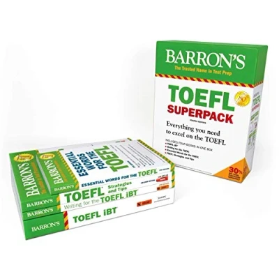 Afbeelding van TOEFL IBT Superpack: 4 Books + Practice Tests Audio Online: Online
