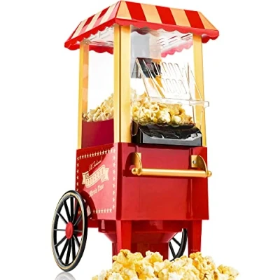 Afbeelding van Gadgy Popcorn Machine Klassieke Maker Hete Lucht, Vetvrij 39 x 24 cm 1200 watt