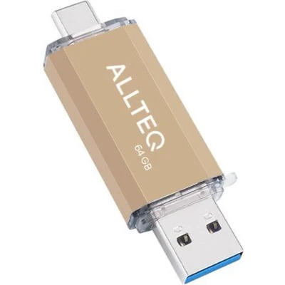Afbeelding van USB 3.1 stick Goud 64 GB Allteq