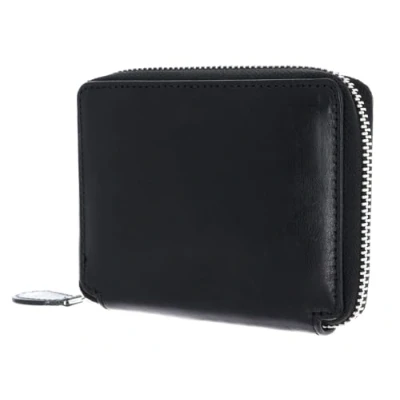 Afbeelding van LEONHARD HEYDEN Leren Portemonnee Cambridge Zip Around Wallet Black Zwart