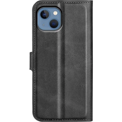 Afbeelding van Casecentive Leren Wallet case met sluiting iPhone 15 Pro Max zwart