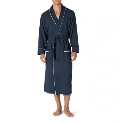 Afbeelding van Amazon Essentials Men&#039;s Lichtgewicht badjas met wafelpatroon (verkrijgbaar in grote en lange maten), Marineblauw, XL XXL