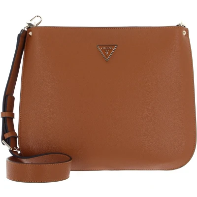 Afbeelding van Guess Meridian Schoudertas, Dames, Maat: One Size, Cognac